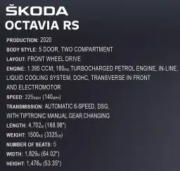 COBI Škoda Octavia RS