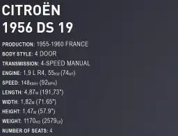 COBI Citroën™ DS 19 1956 - Executive Edition