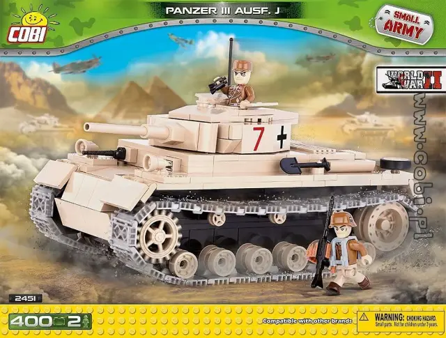 COBI® Panzer III ausf. J - German medium tank