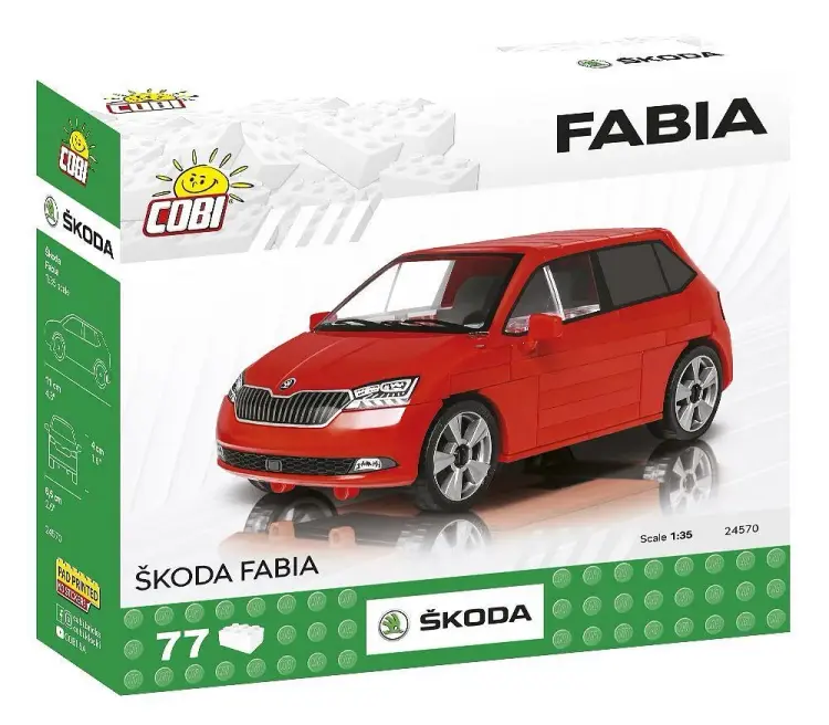 SKODA FABIA COMBI II ESTATE MODEL CAR BLUE OPENING PARTS