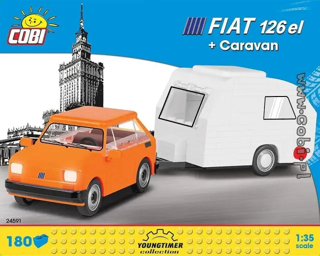 COBI® Fiat™ 126 el + Caravan