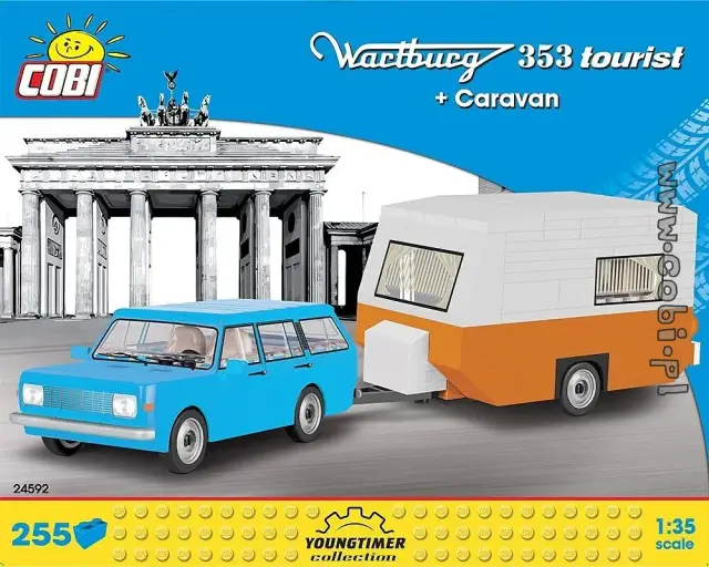 COBI® Wartburg 353 Tourist + Caravan