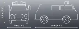 COBI Barkas B1000 Krankenwagen