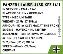 COBI Panzer III Ausf. J