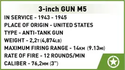 COBI M26 Pershing - 3-inch M5 Gun - Executive Edition