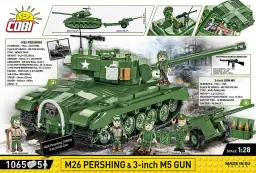 COBI M26 Pershing - 3-inch M5 Gun - Executive Edition