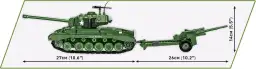 COBI M26 Pershing - 3-inch M5 Gun - Executive Edition