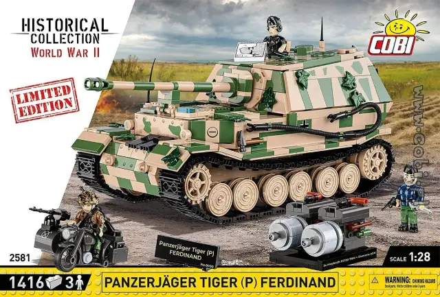 COBI® Panzerjäger Tiger Ferdinand - Limited Edition