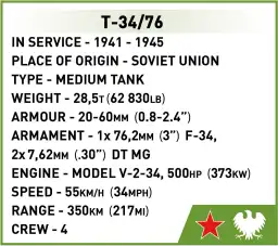 COBI T-34/76 mod. 1941/42