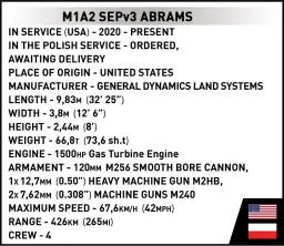 COBI M1A2 SEPv3 Abrams