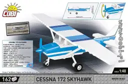 COBI Cessna™ 172 Skyhawk-White-Blue