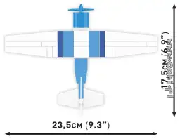 COBI Cessna™ 172 Skyhawk-White-Blue