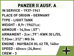 COBI Panzer II Ausf. A