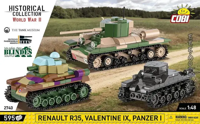 COBI® Renault R35 - Valentine IX - Panzer I