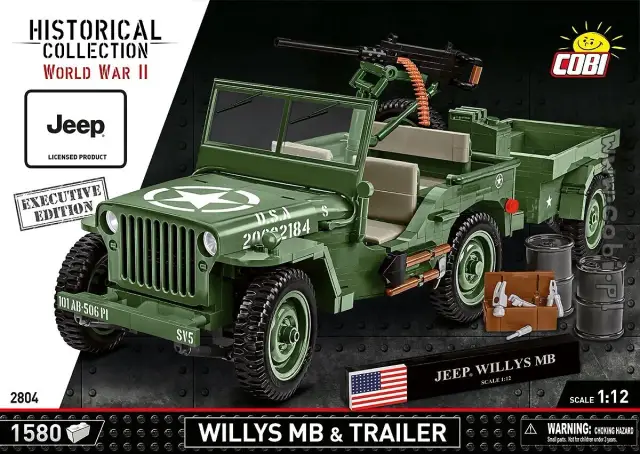 COBI® Willys MB & Trailer - Executive Edition