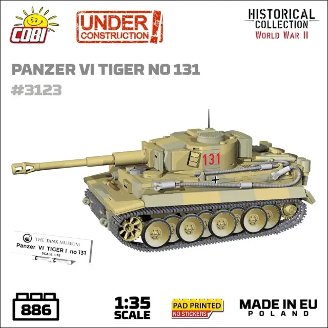 COBI® Historical Collection World War II Tiger I No 131