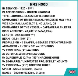 COBI HMS Hood