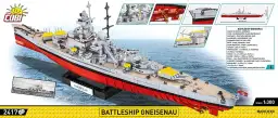 COBI Battleship Gneisenau