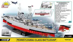 COBI Pennsylvania - Class Battleship - Executive Edition