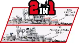 COBI Pennsylvania - Class Battleship - Executive Edition