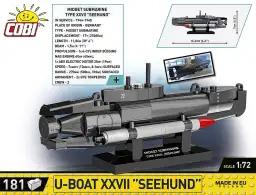 COBI U-Boat XXVII Seehund