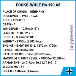 COBI Focke - Wulf Fw 190 A5