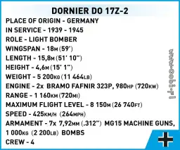 COBI Dornier Do 17Z-2