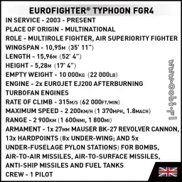 COBI Eurofighter Typhoon FGR4 "GiNA"