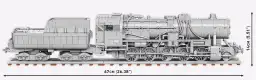 COBI Kriegslokomotive Baureihe 52