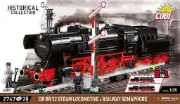 COBI DR BR 52 Steam Locomotive & Railway Semaphore