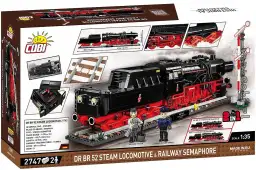 COBI DR BR 52 Steam Locomotive & Railway Semaphore