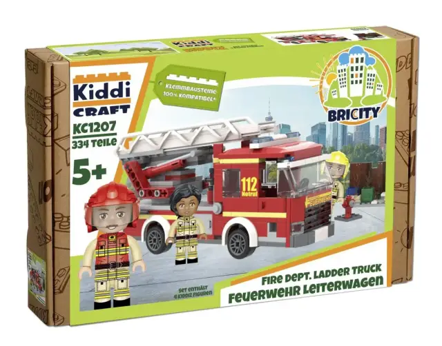 Kiddicraft® Feuerwehr Drehleiter
