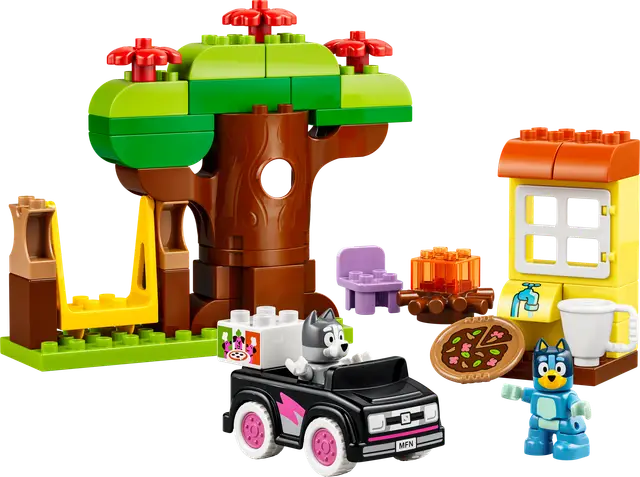 Lego® Pizza-Schwestern mit Muffin und Bluey