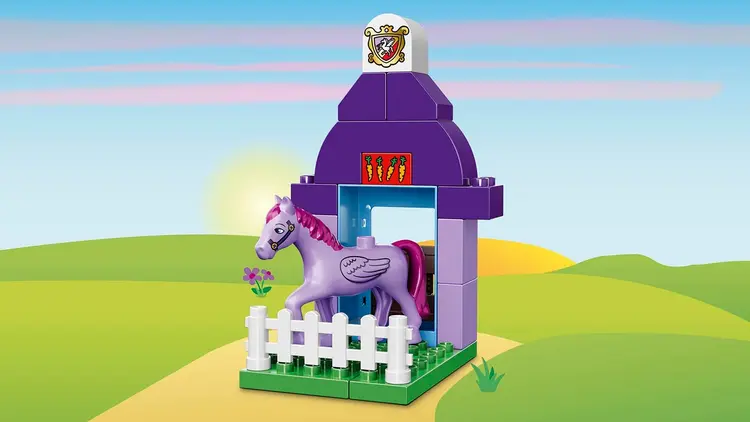 LEGO DUPLO 10594 Sofia The First Royal Stable – Scuderia Con Sofia E Minimus, Giocattolo Per Bambini