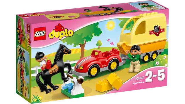 Lego® Wagen mit Pferdeanhänger