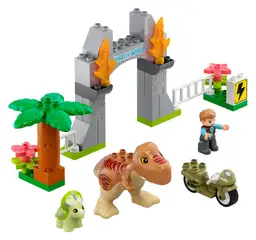 Lego Ausbruch des T.Rex und Triceratops