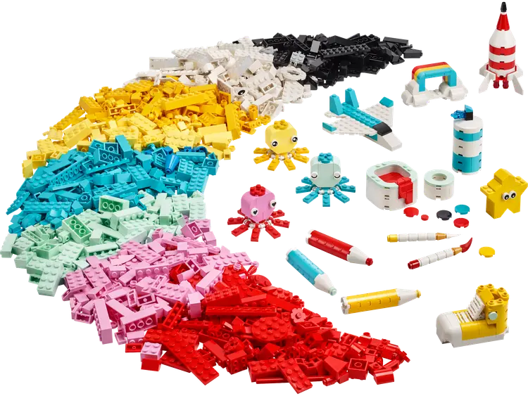 Lego Kreativ-Bauset mit bunten Steinen