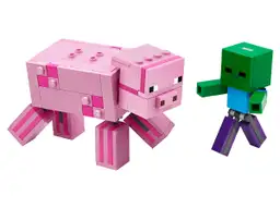 Lego BigFig Schwein mit Zombiebaby