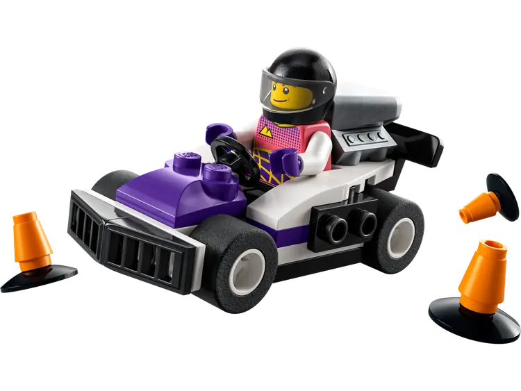 Lego Go-Kart-Fahrer