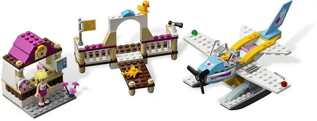 Lego® Flugschule mit Wasserflugzeug