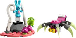 Lego Z-Blobs und Bunchus Flucht vor der Spinne