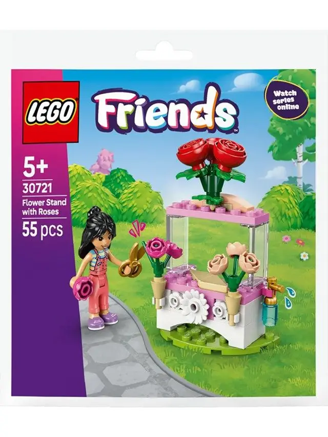 Lego® Blumenstand mit Rosen