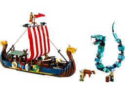 Lego Wikingerschiff mit Midgardschlange