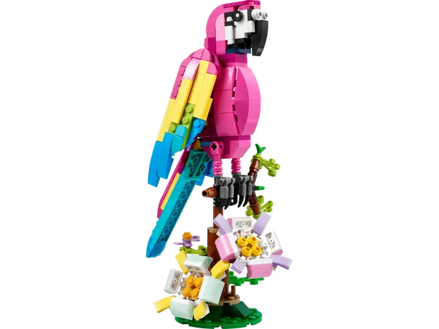 Lego® Exotischer pinkfarbener Papagei