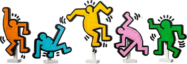Lego® Keith Haring – Tanzende Figuren