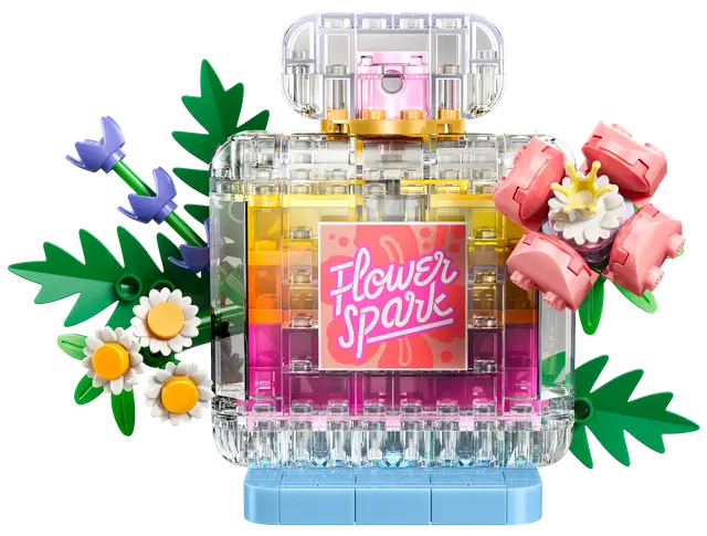 Lego® Floral Decor Perfume Bottle