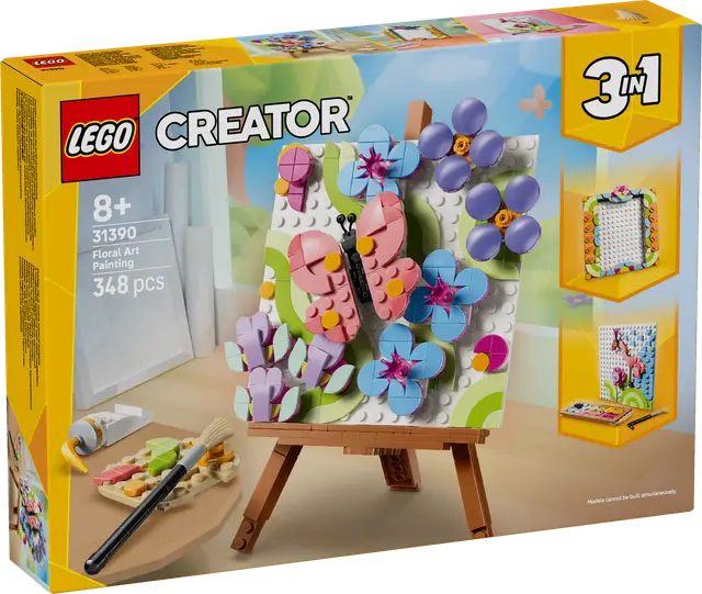 Lego® Deko-Blumengemälde