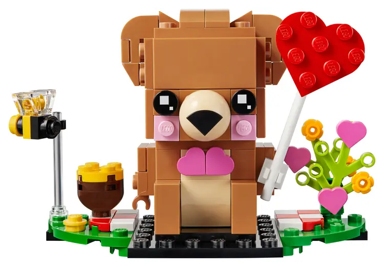 Lego Valentinstag-Bär