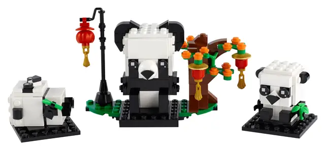 Lego® Pandas fürs chinesische Neujahrsfest