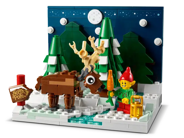 Lego® Vorgarten des Weihnachtsmanns